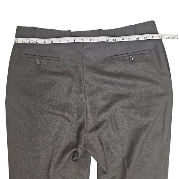 Lauren Ralph Lauren‎ Total Comfort Dress Pants Classic Fit Gray Business 36x32 - Picture 9 of 13